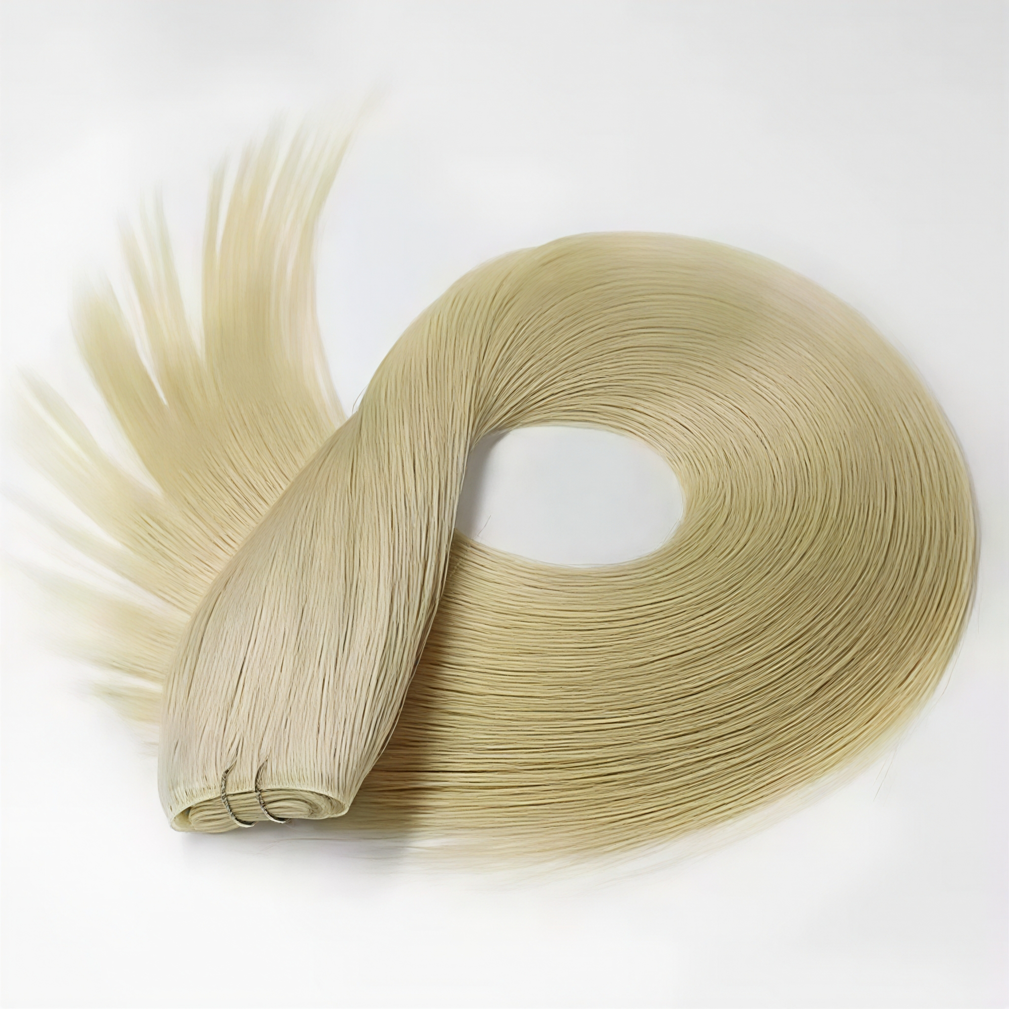 New arrival genius weft can cut double pull loc extension virgin women hair weft extension