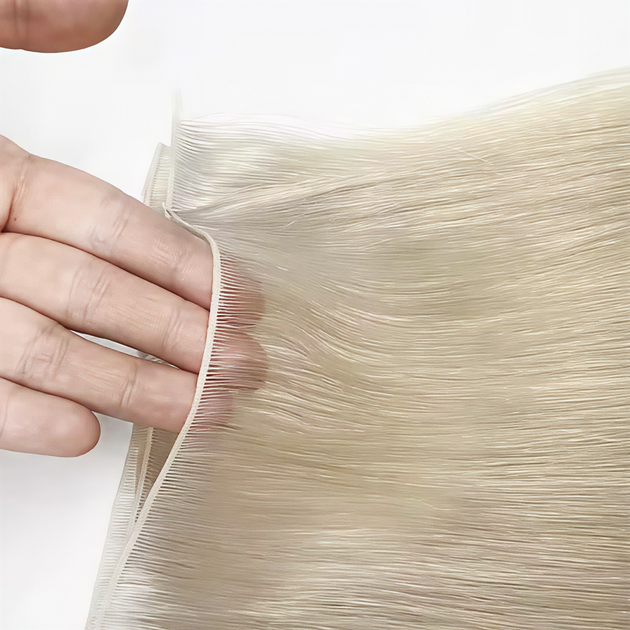 New arrival genius weft can cut double pull loc extension virgin women hair weft extension