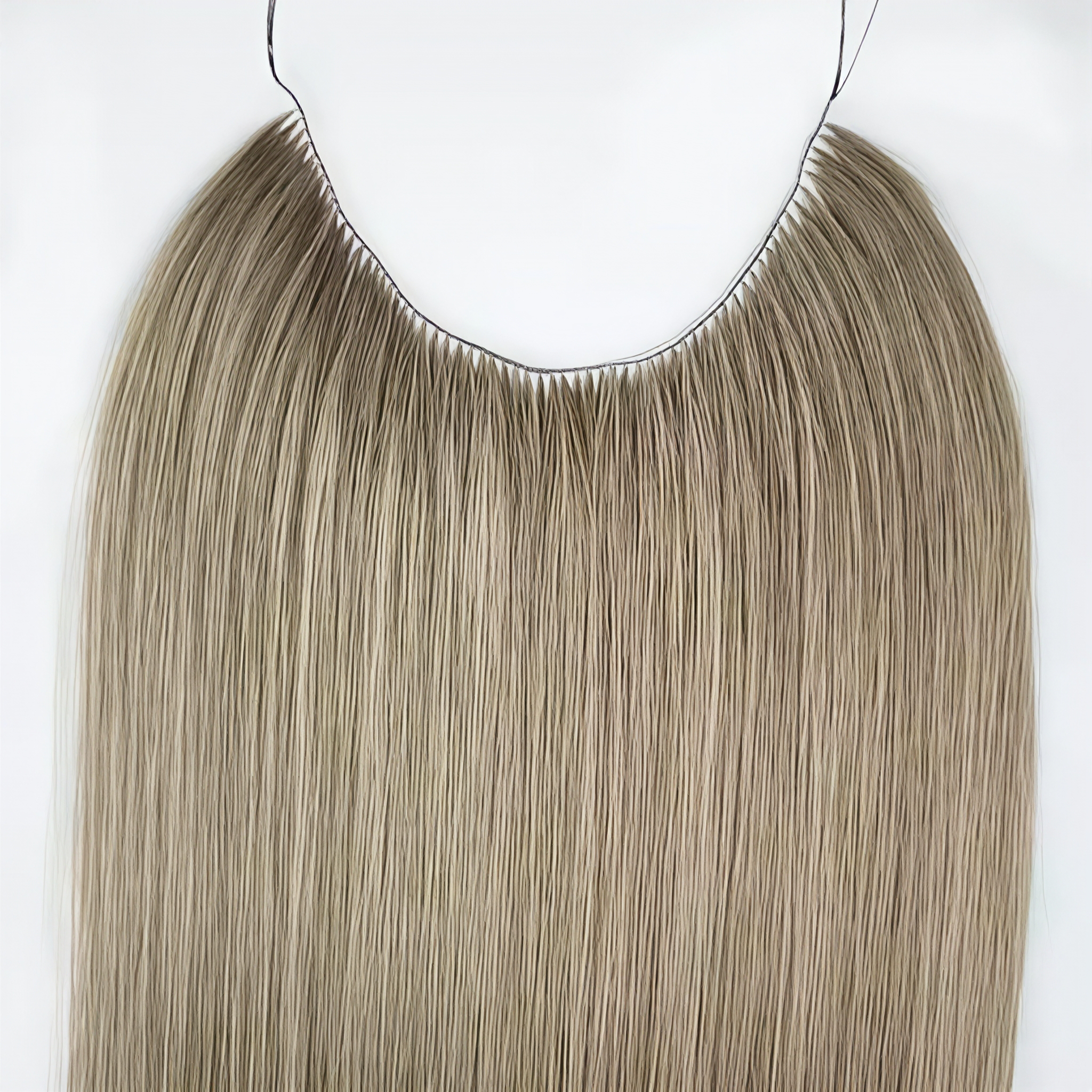 Cuticle Aligned Feather Thread Hair Weft Extensions Super Premium Handmade Wefts