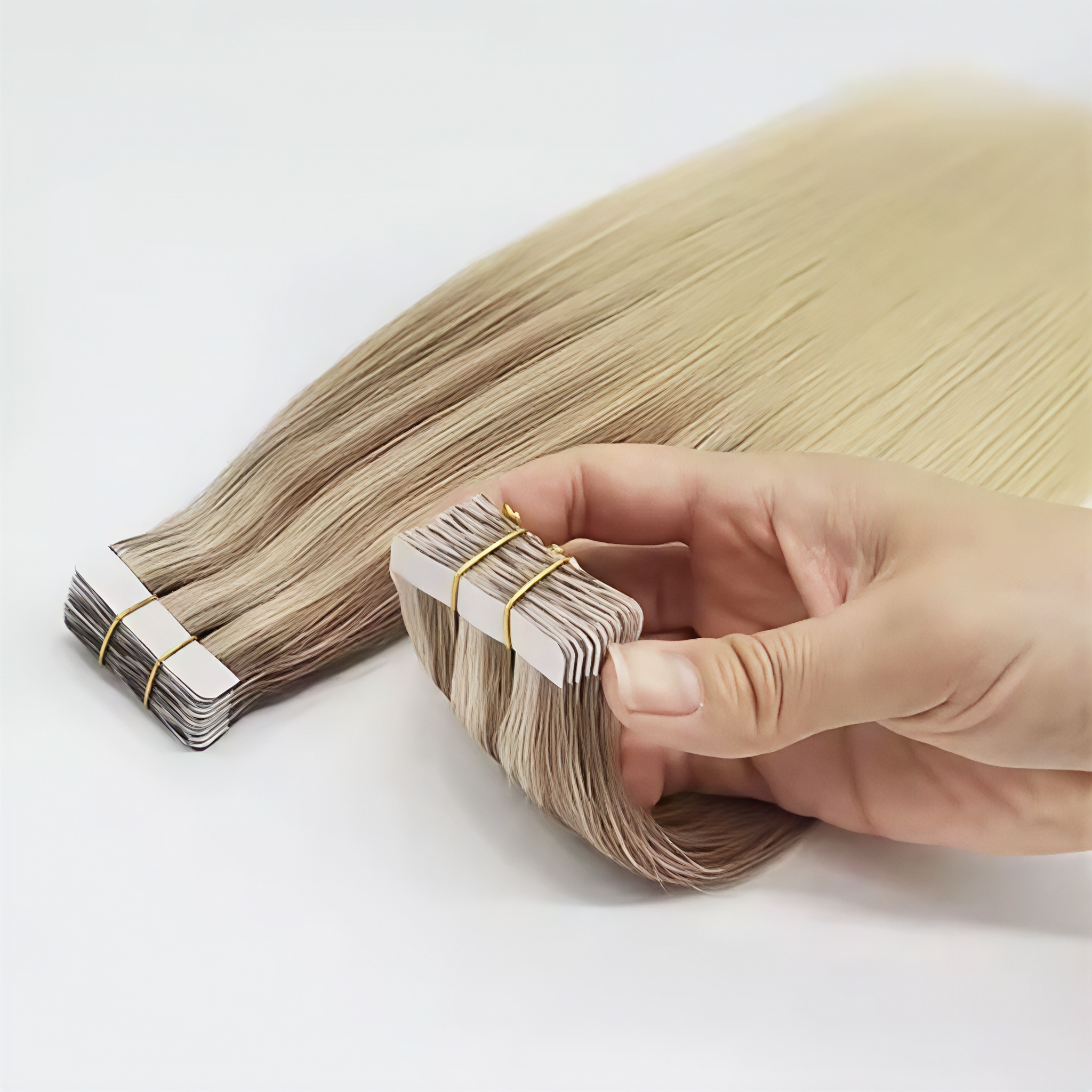 Premium Parisian Tape Extensions Long Lasting 100% Remy Human Hair PU Tape Extensions