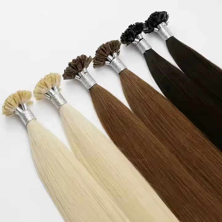 High Quality Double Pull K Tip Hair Extensions 100% European Virgin Human Hair Keratin Fusion U Tip Hair Extensions