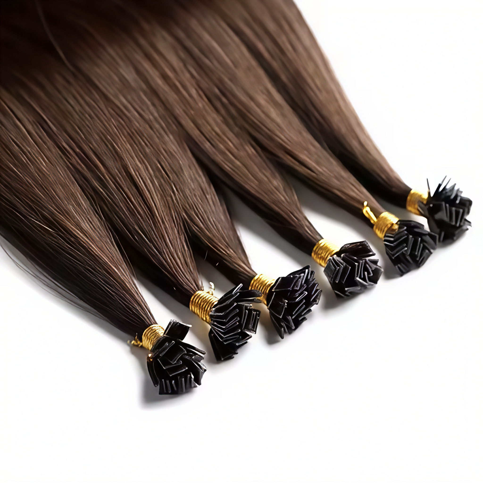 Factory supply pre-bonded hair extensions 100% remy hair flat tip hair extensions