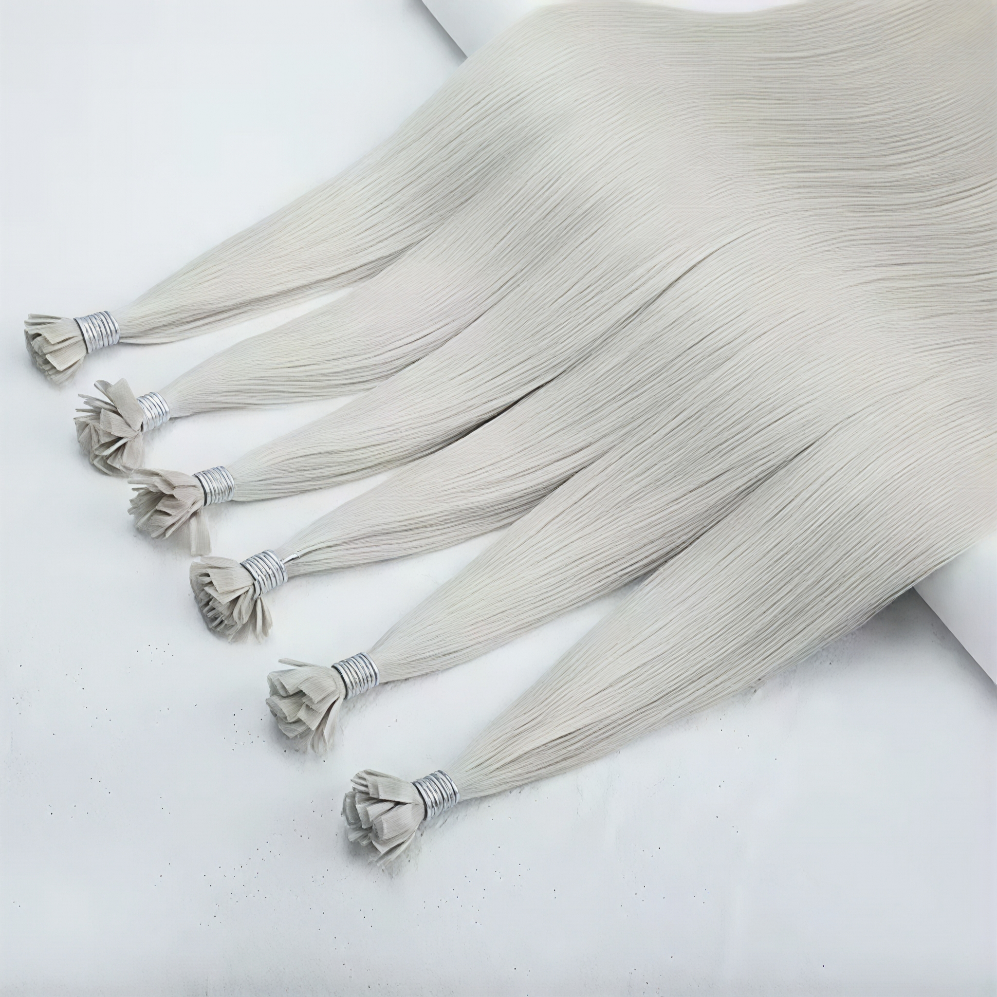 Factory supply pre-bonded hair extensions 100% remy hair flat tip hair extensions