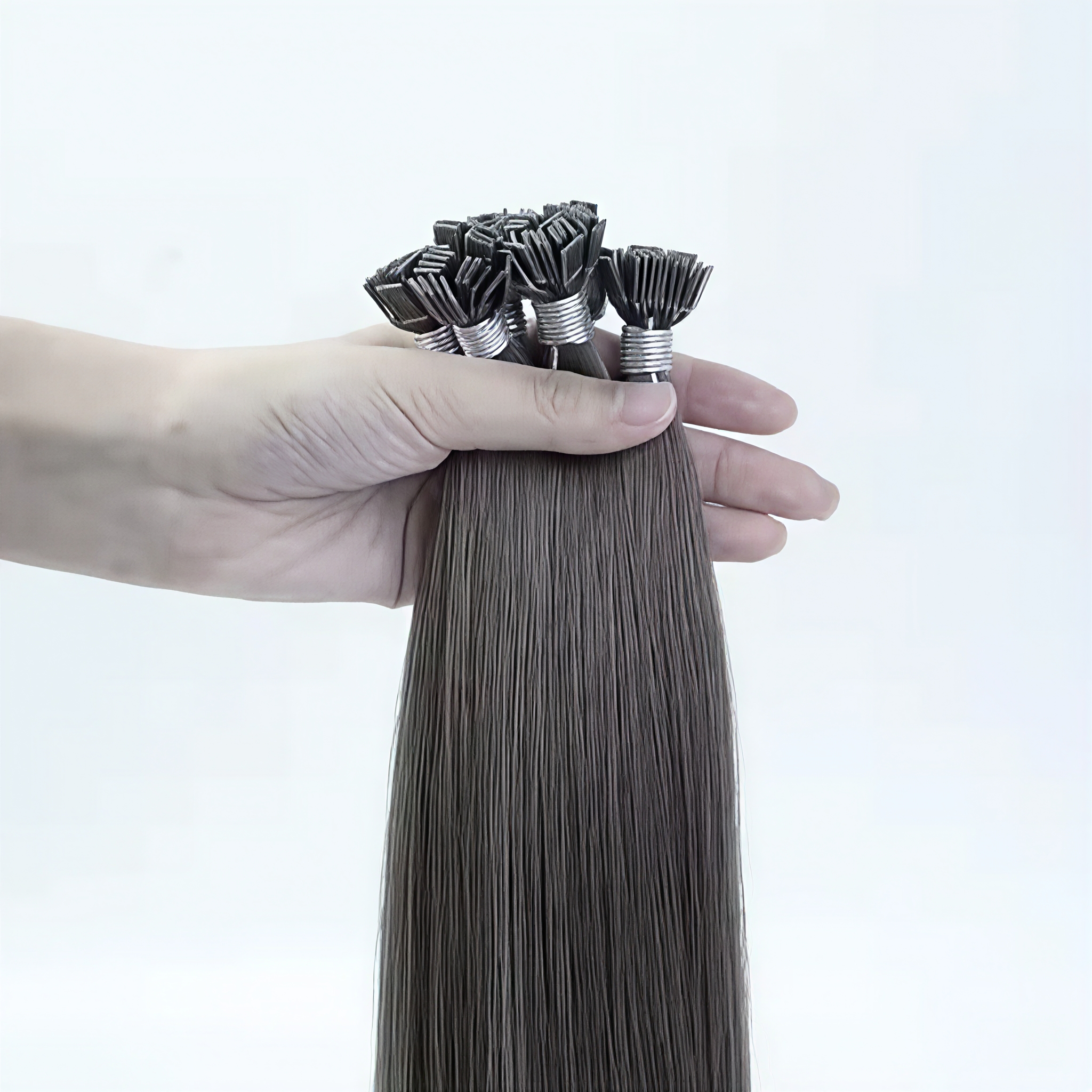 Factory supply pre-bonded hair extensions 100% remy hair flat tip hair extensions