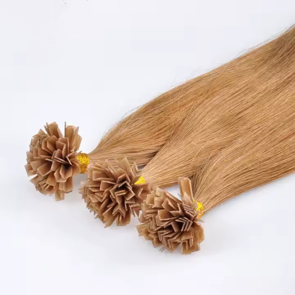 Pre-Bonded IUV Tips Human Hair Extensions Keratin Remy