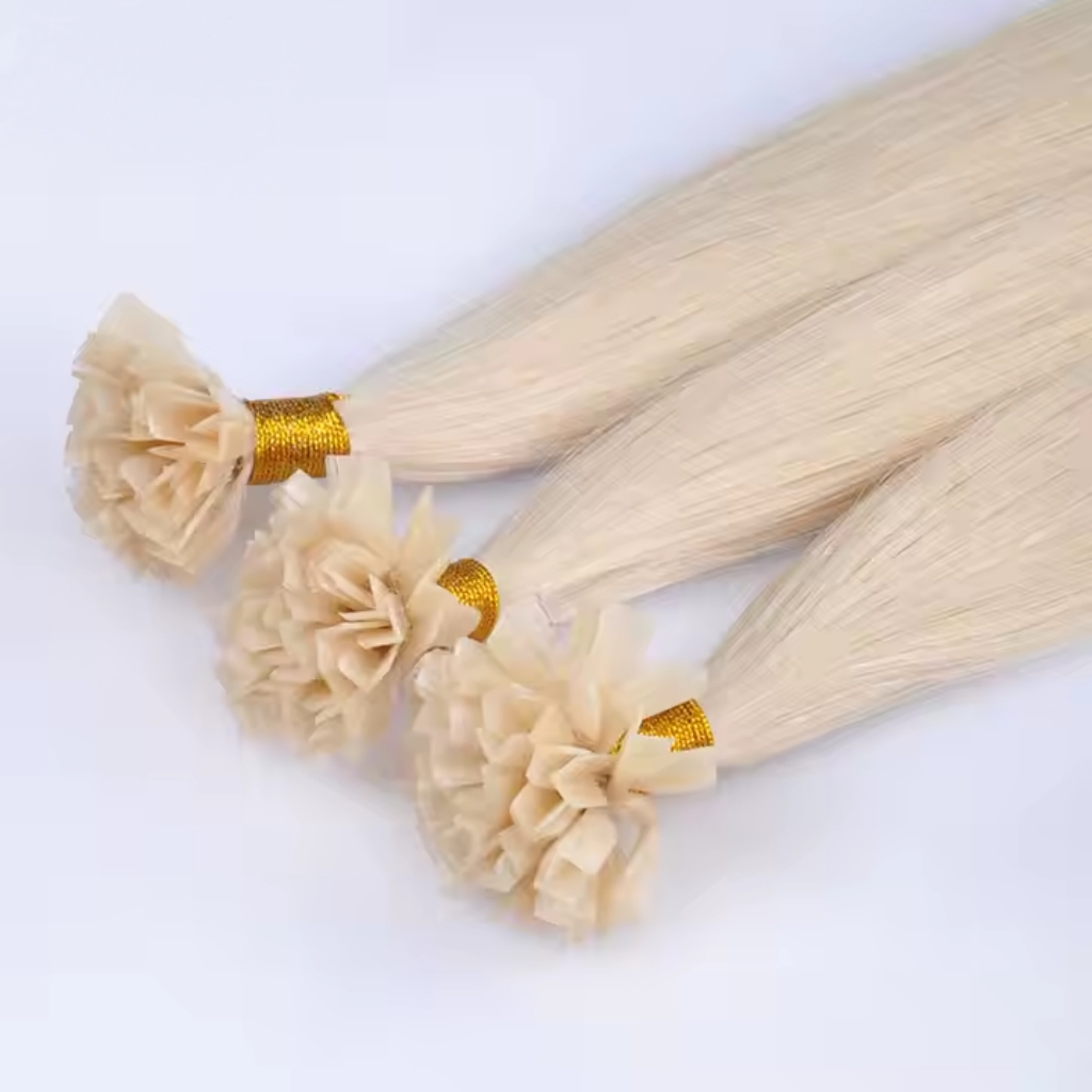 Pre-Bonded IUV Tips Human Hair Extensions Keratin Remy