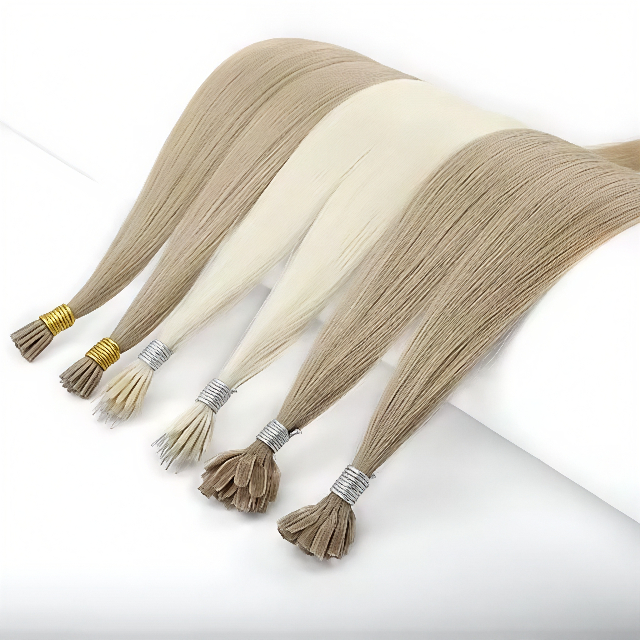 Pre-Bonded IUV Tips Human Hair Extensions Keratin Remy