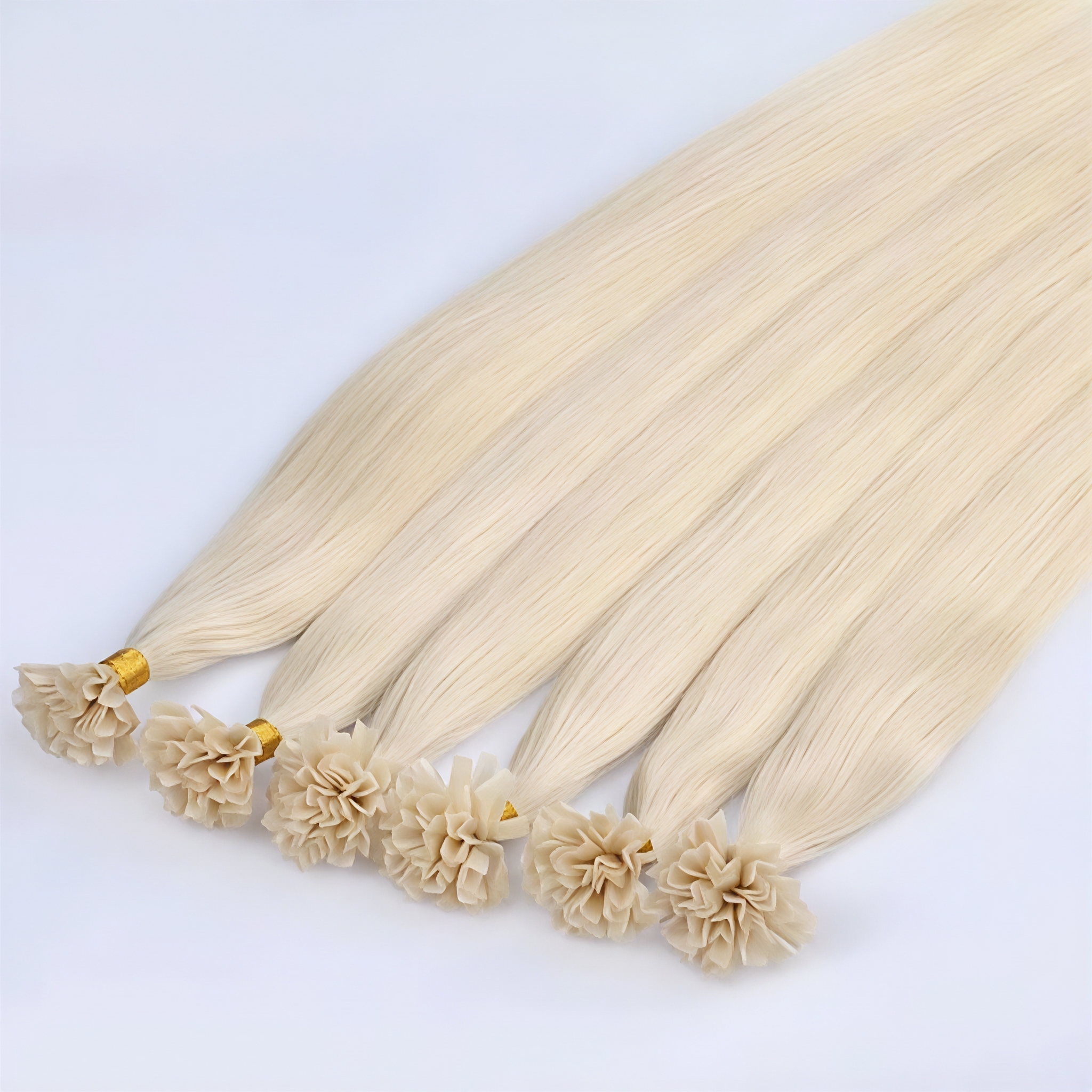 Pre-Bonded IUV Tips Human Hair Extensions Keratin Remy