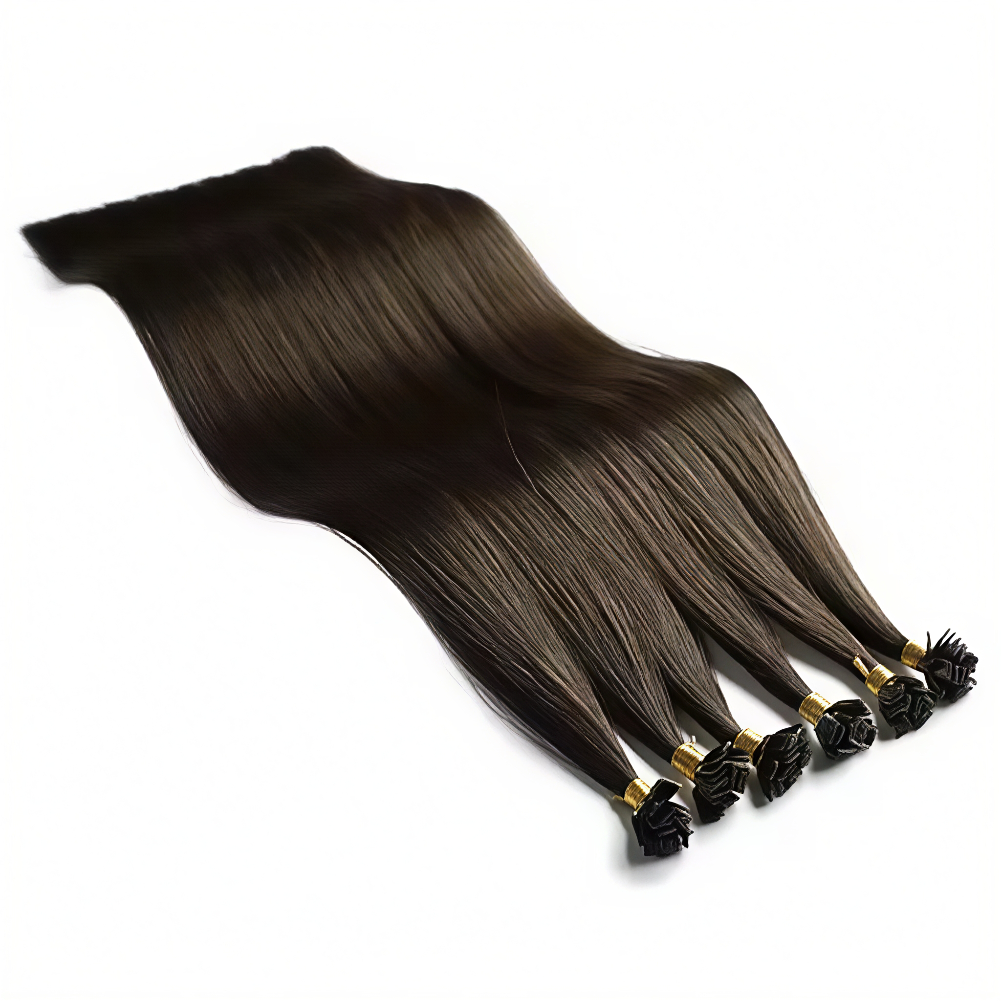 Brazilian Cuticle Virgin Remy Hair Flat Head Hair Extensions