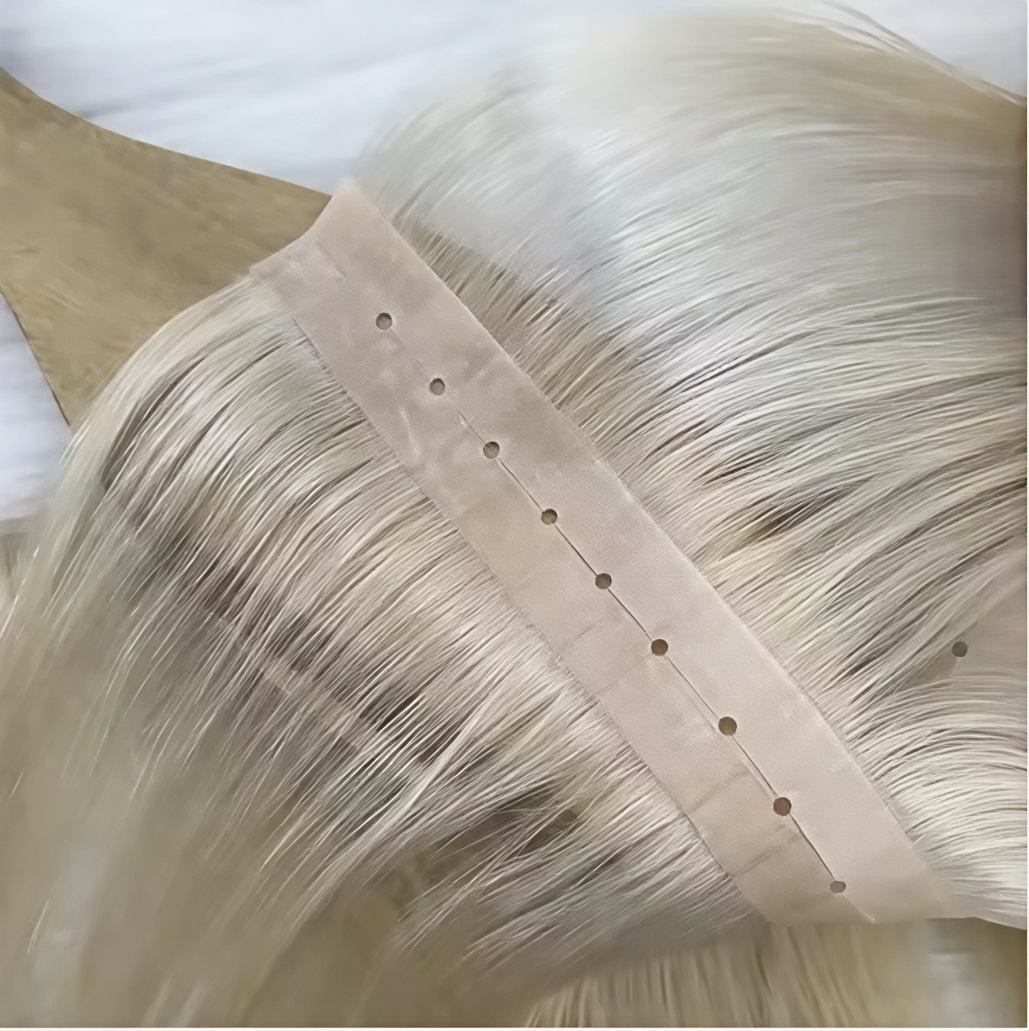 Hot Selling Pu Seamless Invisible Tape Human Hair Extension European Hair Double Drawn Invisible Hole Weft