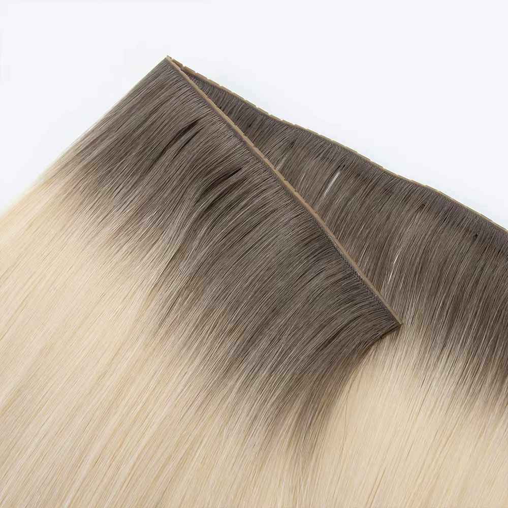 Hot Selling Pu Seamless Invisible Tape Human Hair Extension European Hair Double Drawn Invisible Hole Weft