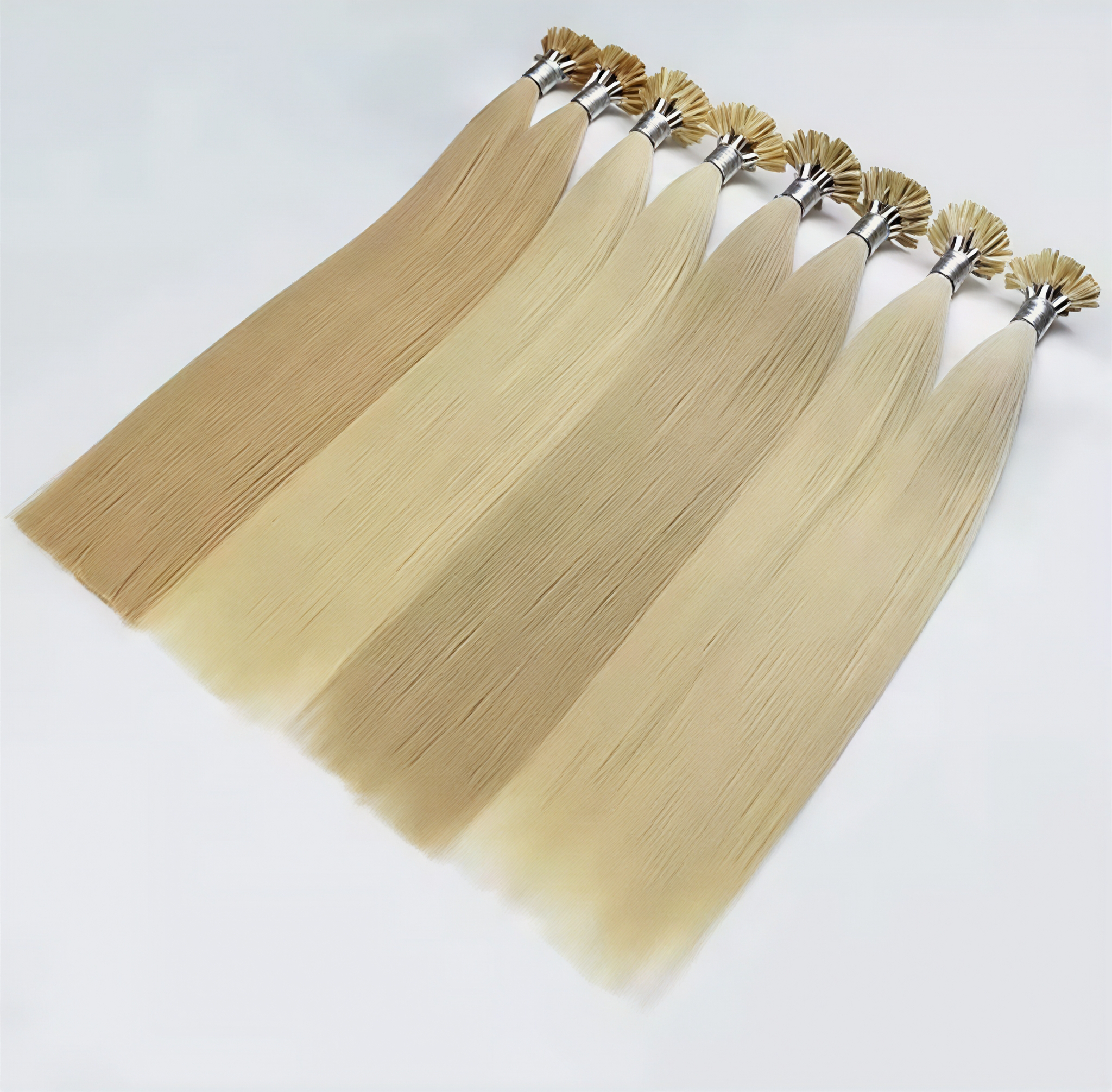 Premium Quality Double Drawn K Tip Hair Extensions 100% European Virgin Human Hair Keratin Fusion U Tip Hair Extension
