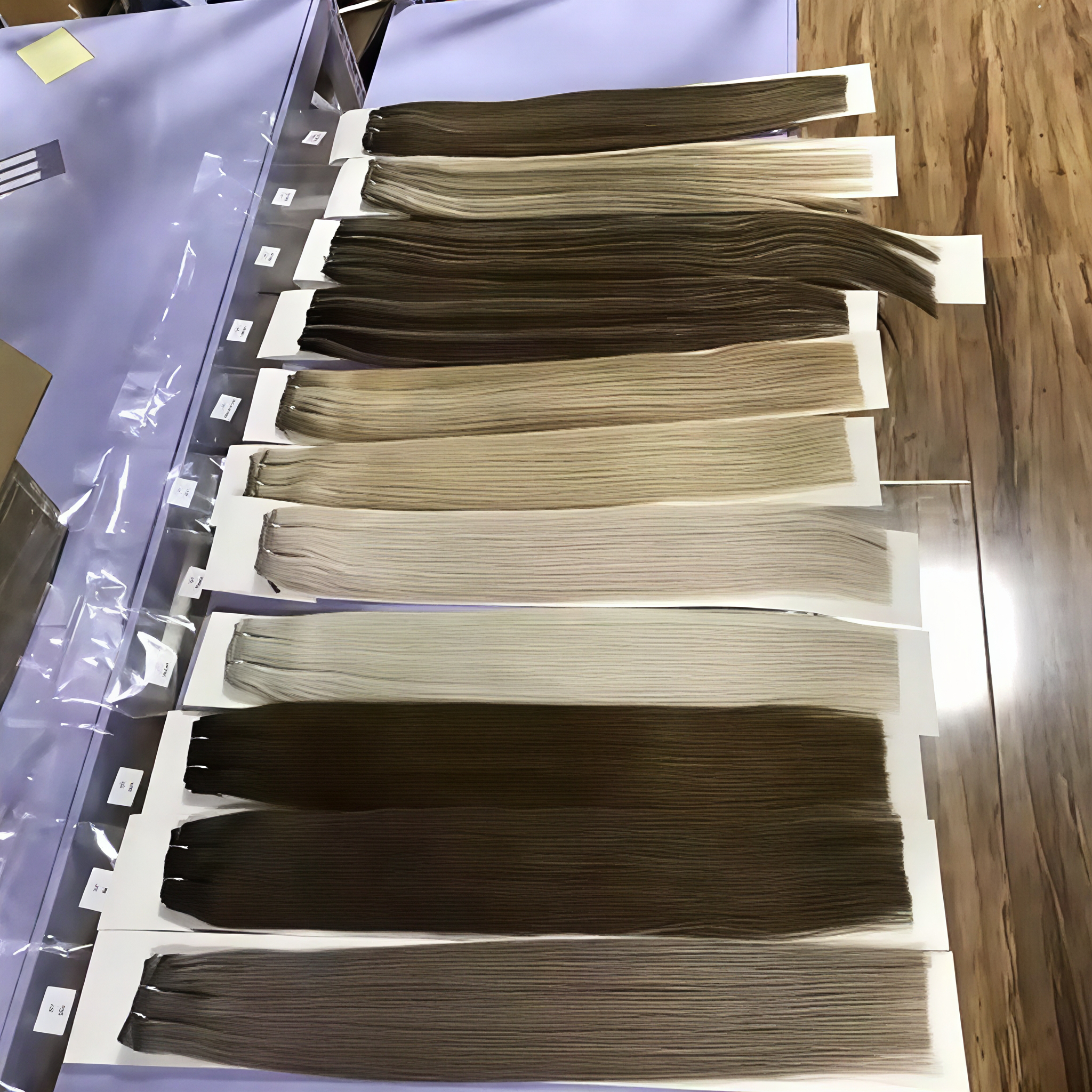 Double Drawn Remy Machine Weft Hair Extensions 100% Machine Sewing Double Wefted Colored Human Hair Weft Extension
