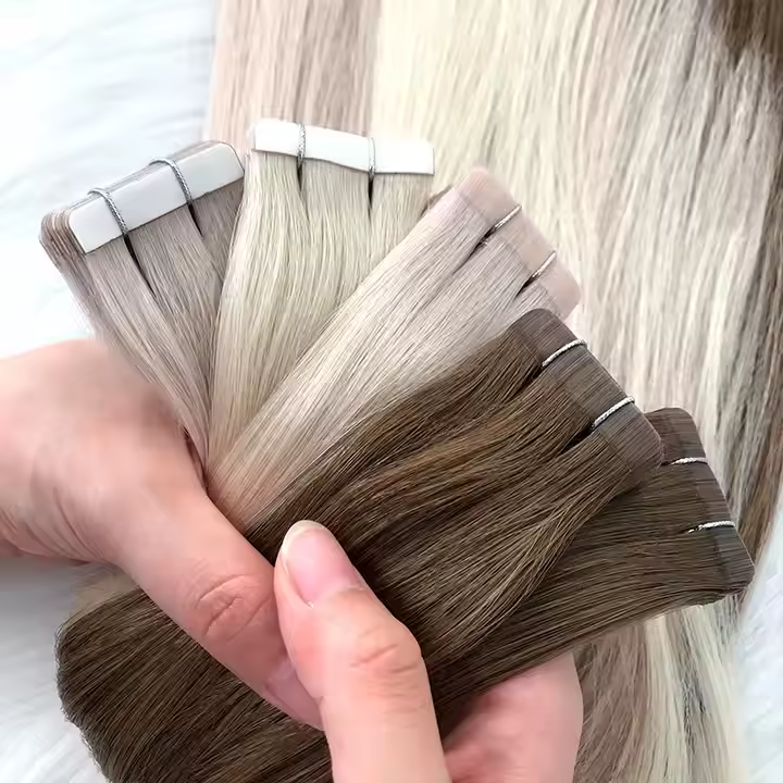 Virgin Remy Bulk Extensions 12A Grade Chinese Human Hair with Double Draw Ends Loose Deep Style Piano Color