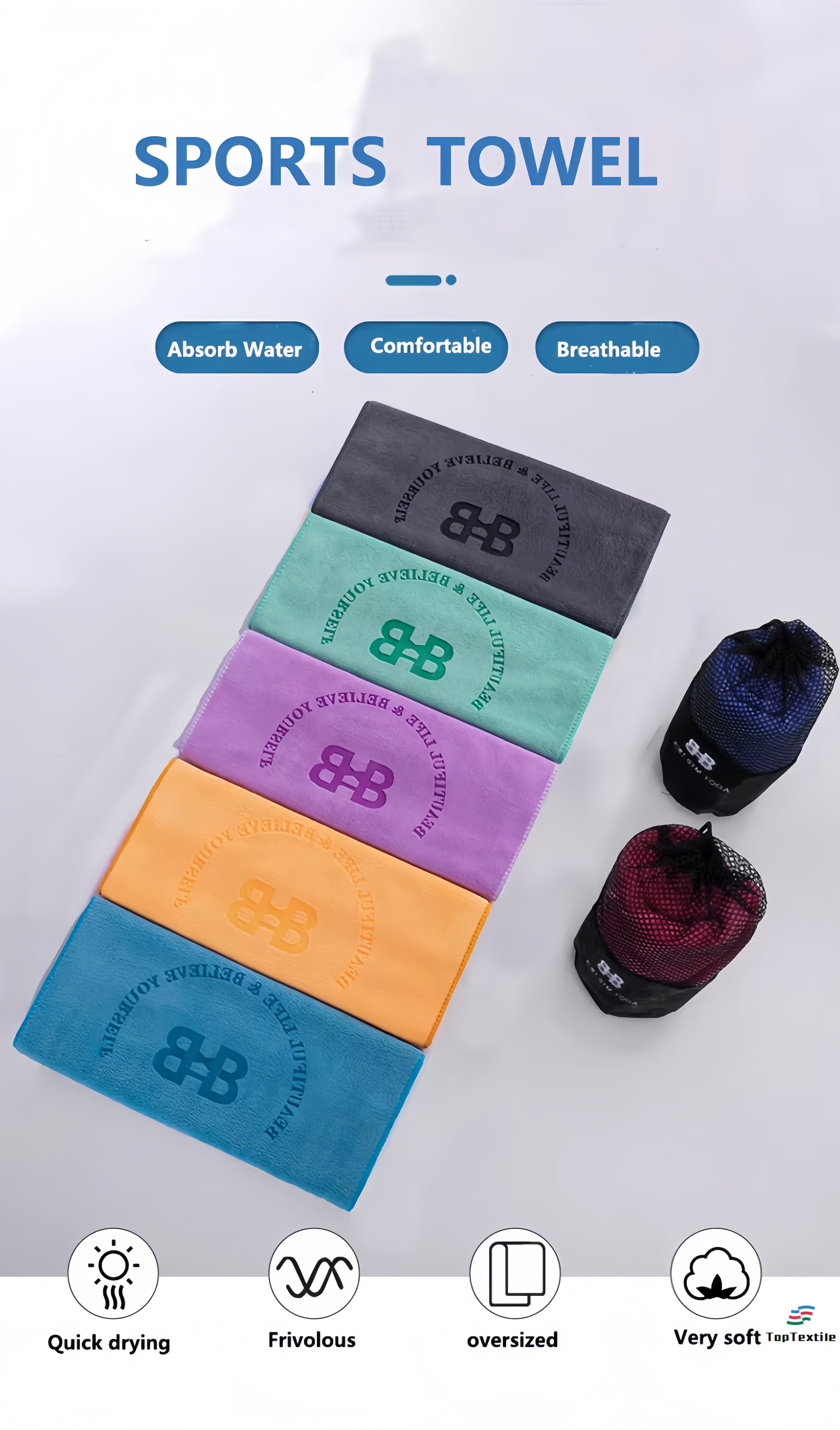 Quick-drying Microfiber Sport Towel