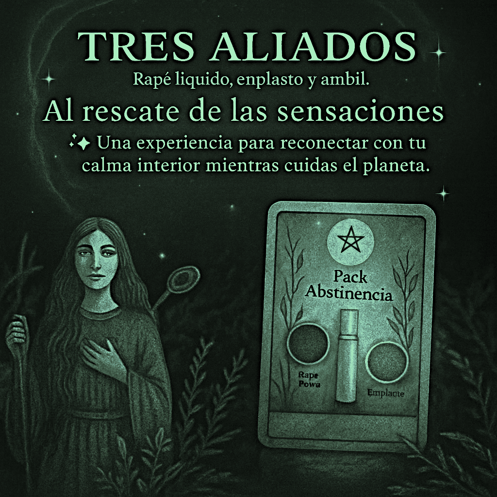 ✨Pack abstinencia ✨ Tres aliados medicinales para soportar la transición: