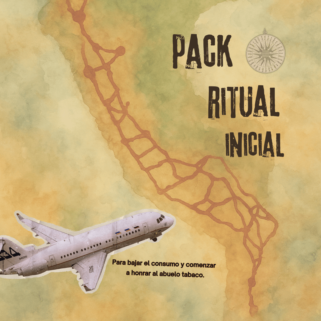 Kit ritual inicial de consumo consciente de Tabaco: Proba dos calidades y dos sabores en un sólo pedido; ¡ritualizá!. 