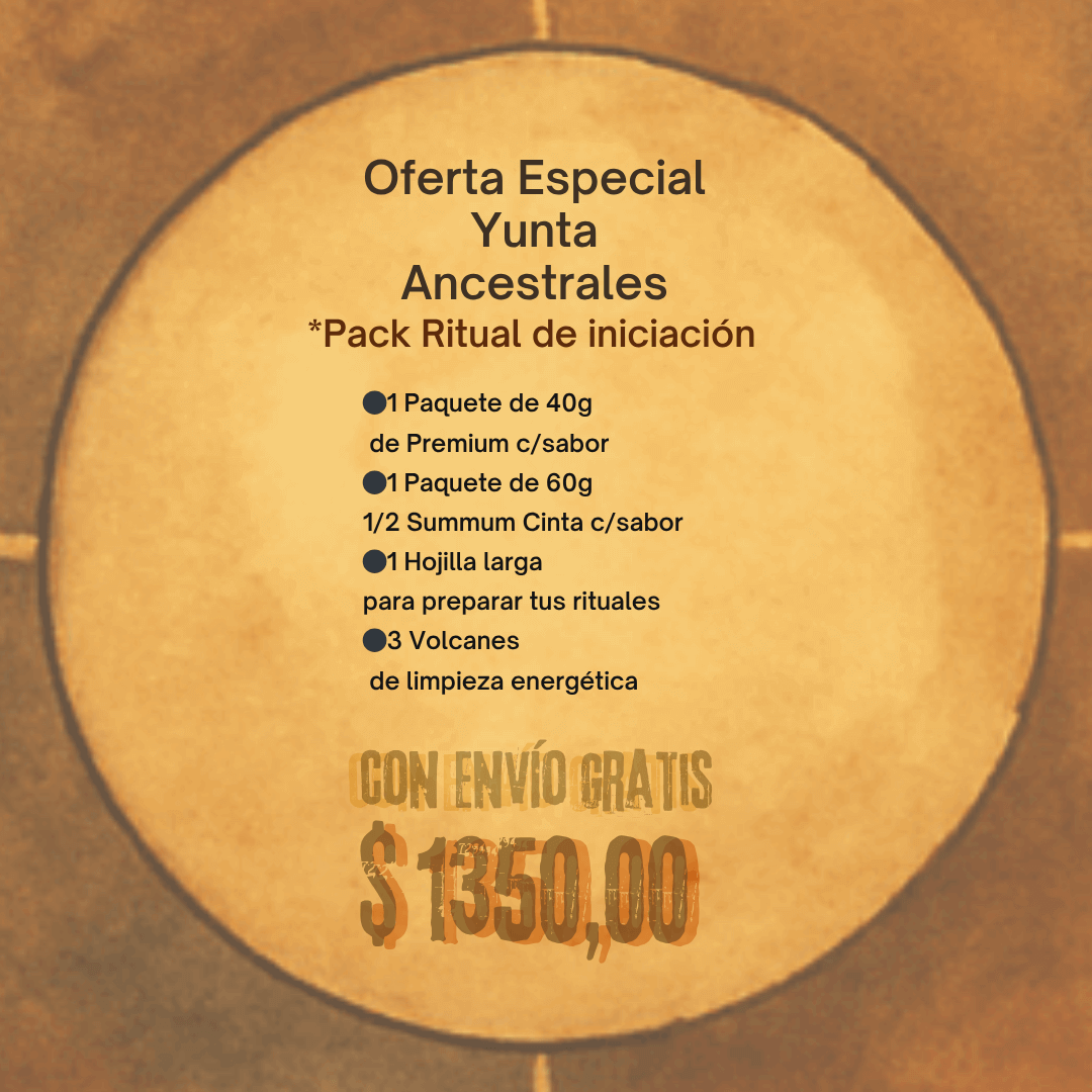 Kit ritual inicial de consumo consciente de Tabaco: Proba dos calidades y dos sabores en un sólo pedido; ¡ritualizá!. 