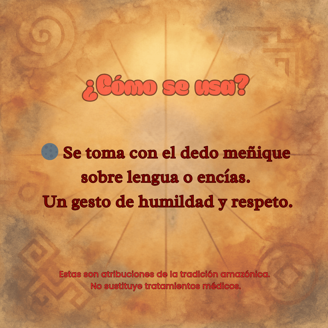 Ambil, para el don de la palabra ¡ritualizá!. 