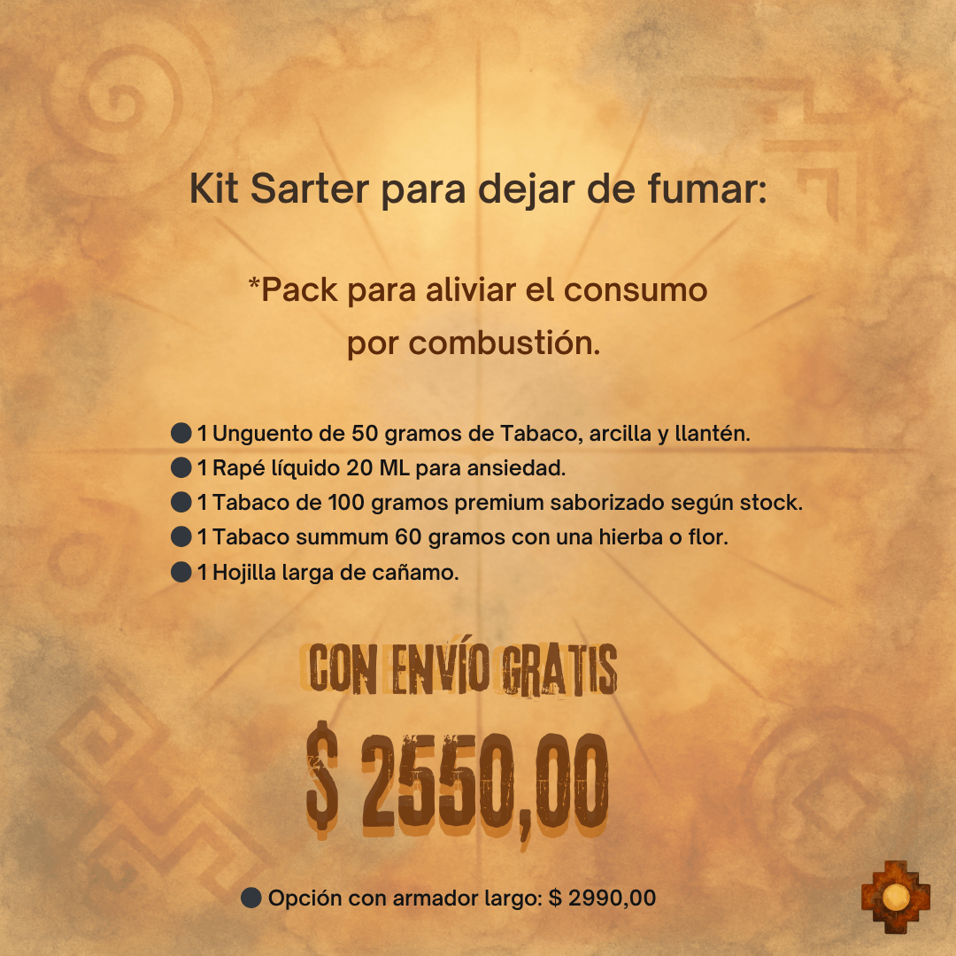 Kit Starter para disminuir el consumo de cigarrillo // Dto. Exclusivo en Tarot Chaman con tu compra. 