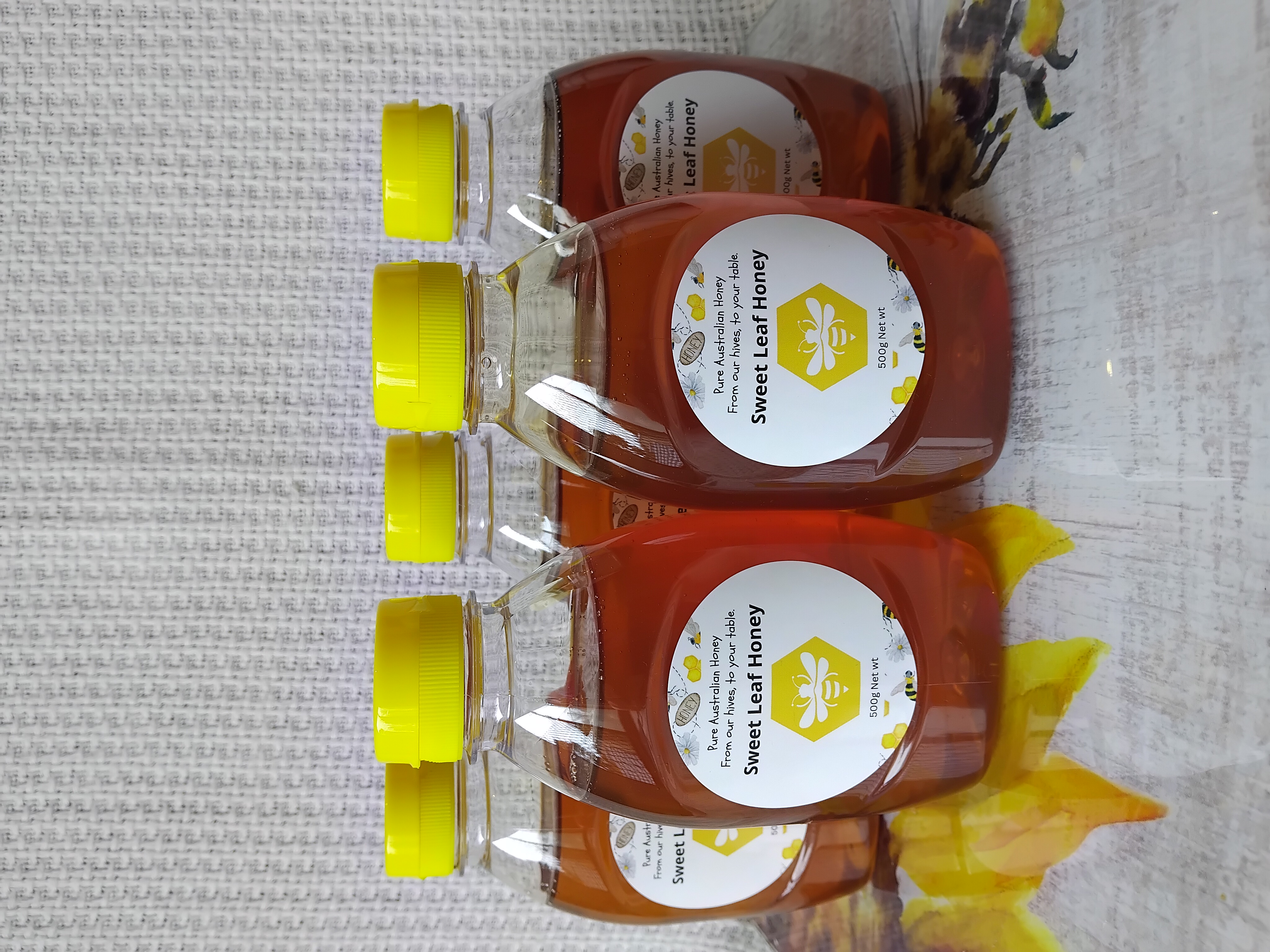 5x 500g Squeeze Pure Australian Honey