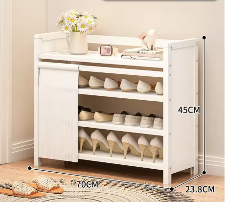 White Shoe Storage Rack
