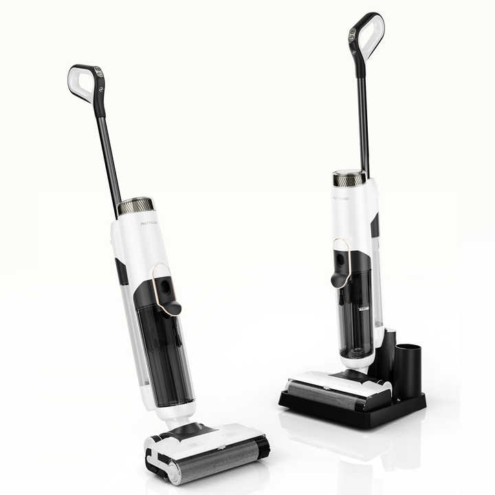 Kabelloser Nass-Trocken-Staubsauger mit LCD- und LED-Display  //  Cordless wet/dry vacuum cleaner with LCD and LED display