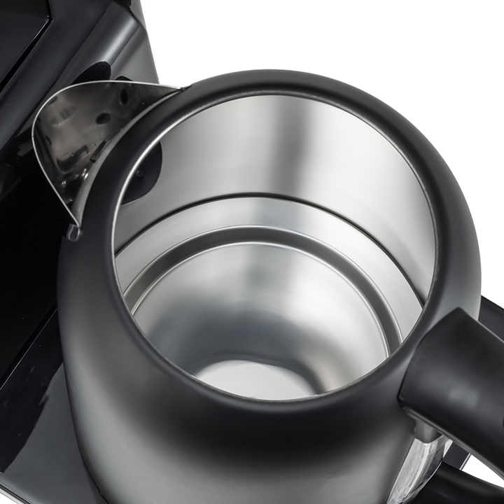 Toaster mit integriertem Wasserkocher 2 in 1  //  Kettle Set Toaster Set Stainless Steel 2 in 1 Electric Kettle and Toaster Set
