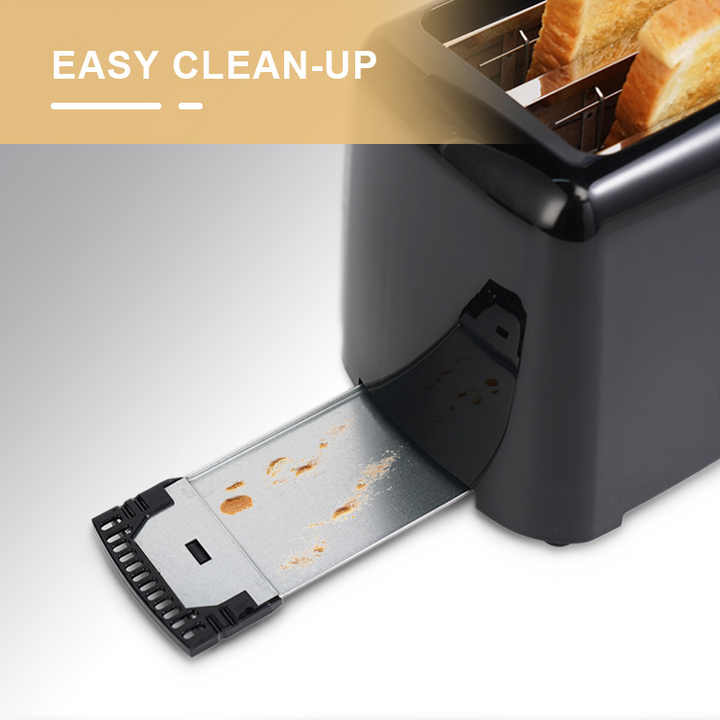 Sandwich-Toaster mit abnehmbarer Krümelablage  //  Sandwich toaster with removable crumb tray 