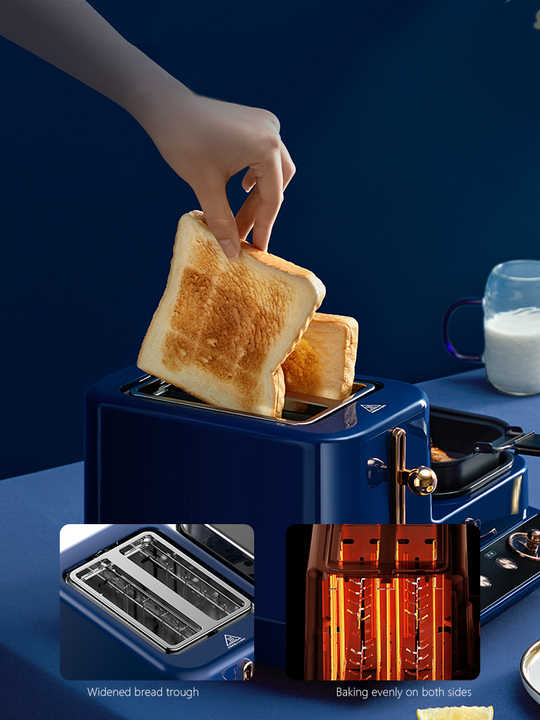 Multifunktionaler Toaster 2-in-1-Frühstücksmaschine