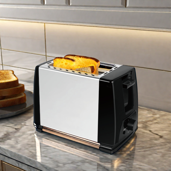 Edelstahl-Elektro-Toaster //  Stainless steel electric toaster