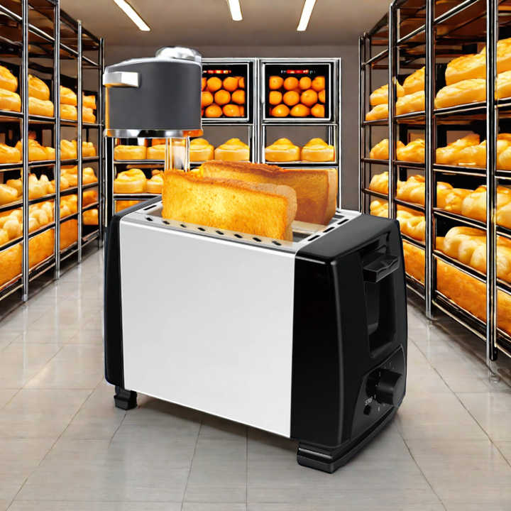Edelstahl-Elektro-Toaster //  Stainless steel electric toaster