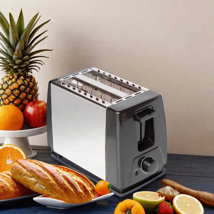 Edelstahl-Elektro-Toaster //  Stainless steel electric toaster