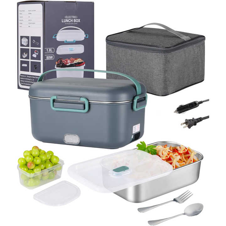 Tragbare Mittagspausen Thermo-Lunchbox aus Edelstahl  //  Portable stainless steel thermal lunch box
