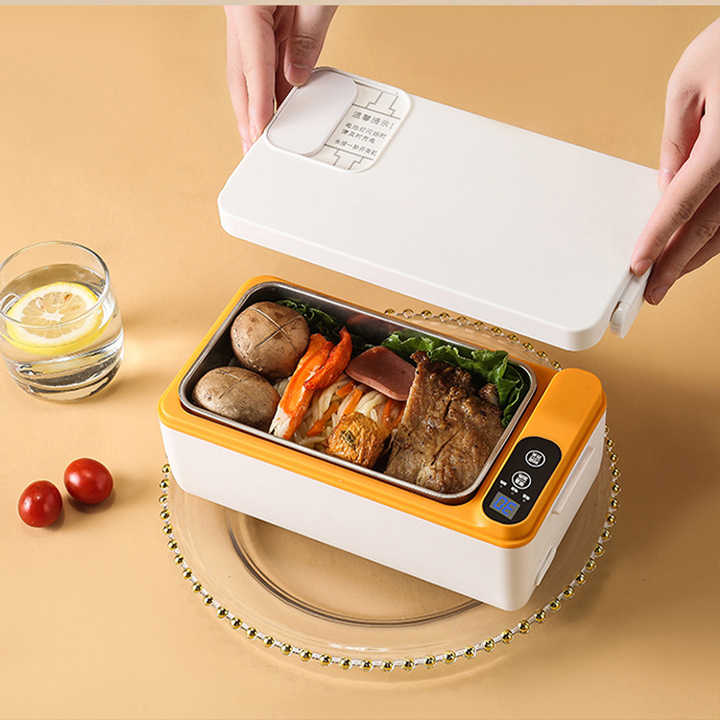 Tragbare kabellose elektrische Lunchbox mit Isolierfunktion //  Portable cordless electric lunch box with insulating function