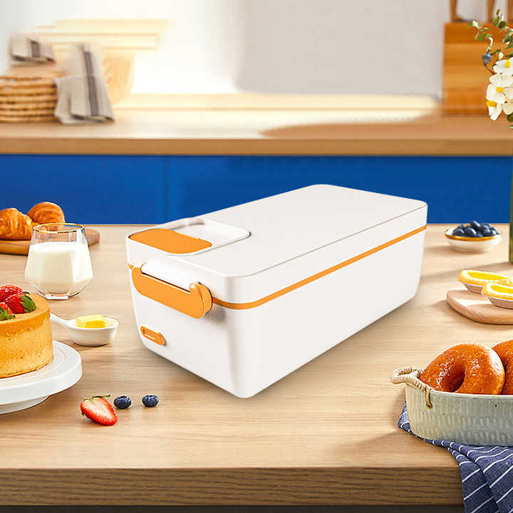Tragbare kabellose elektrische Lunchbox mit Isolierfunktion //  Portable cordless electric lunch box with insulating function