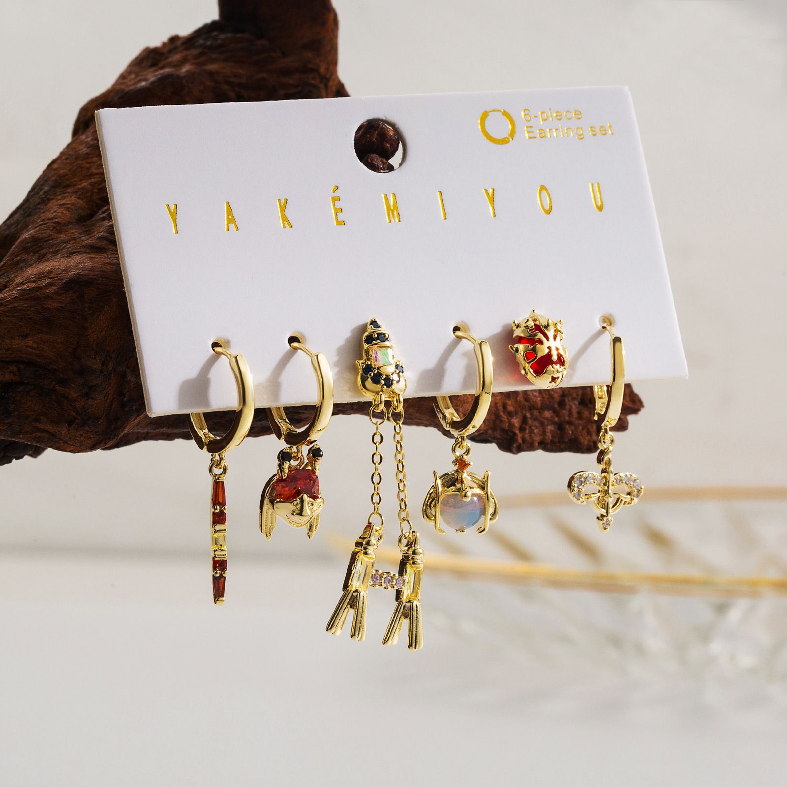 Pendientes colgantes para toda la oreja 