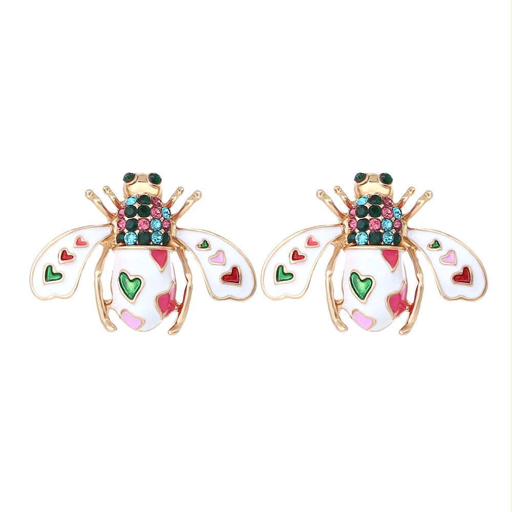 Aretes de Abeja Coloridos