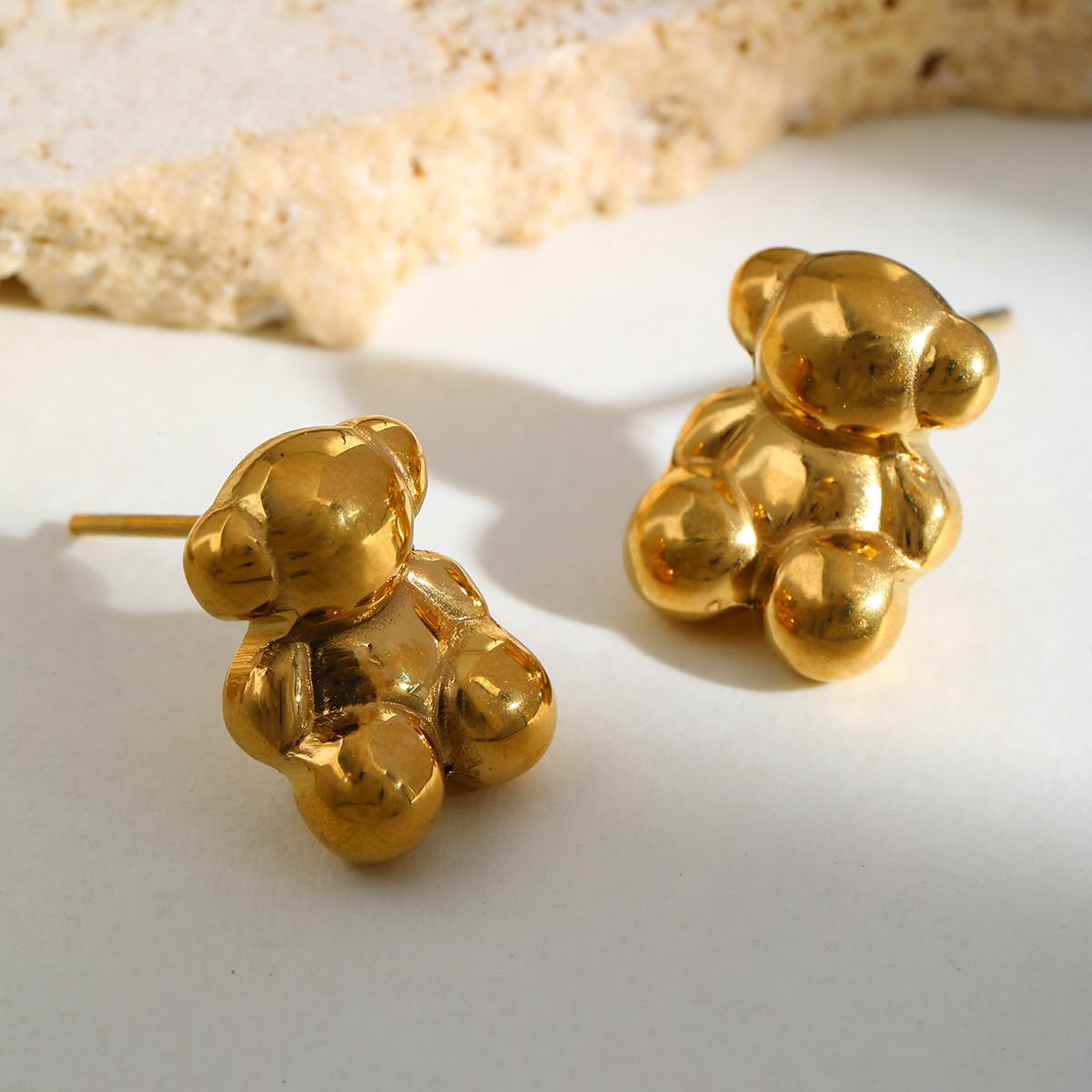 Aretes Osito Dorado