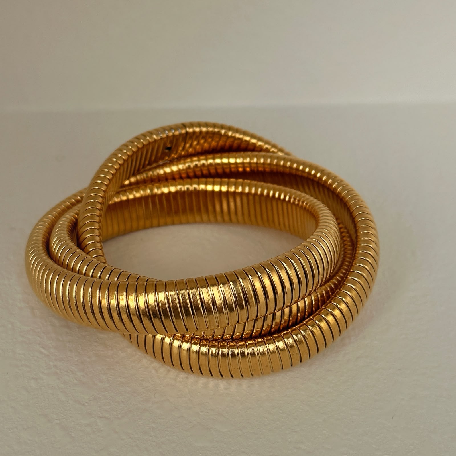 Brazalete triple dorado