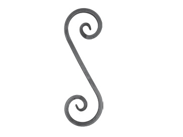 Voliuta "S" formos 