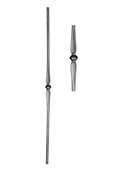 Dekoratyvinis strypas d 14 mm 