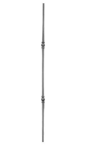 Strypas apvalus d12mm su dvigubu burbuliuku