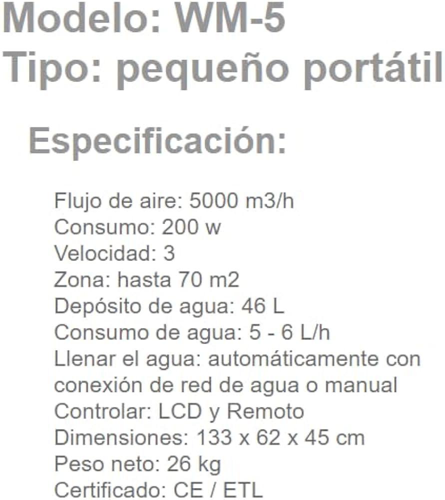 EVAPORATIVO 5.000 M3