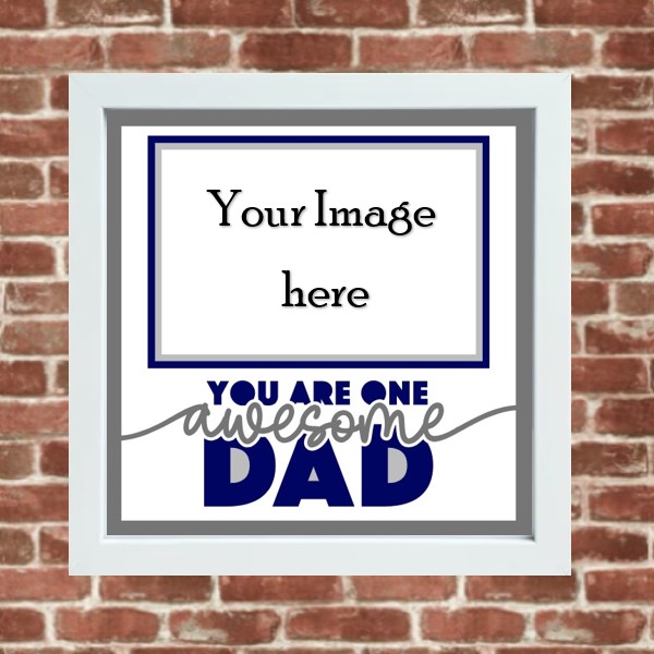 Awesome Dad Photo Frame