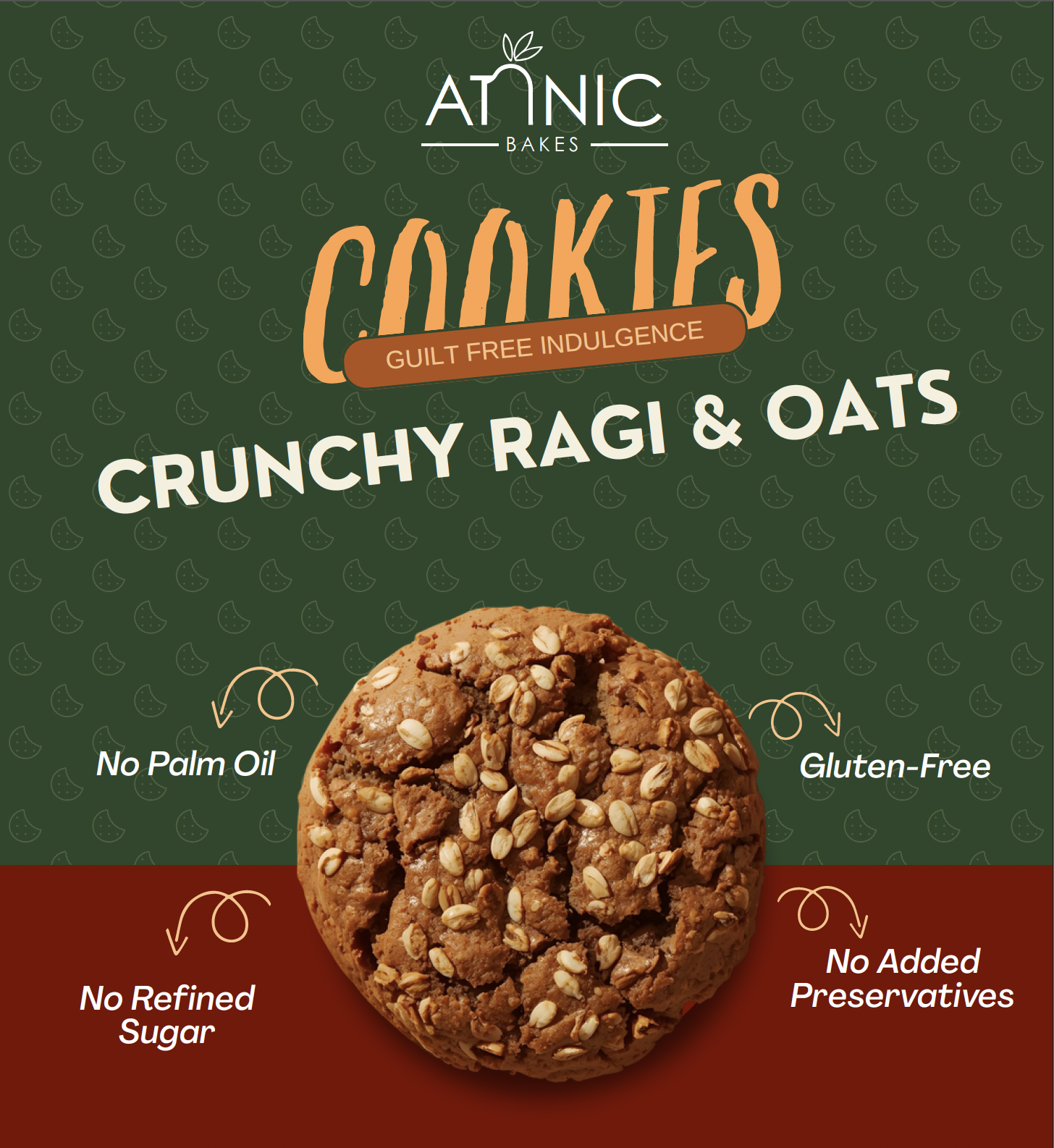 Ragi Oats Cookies