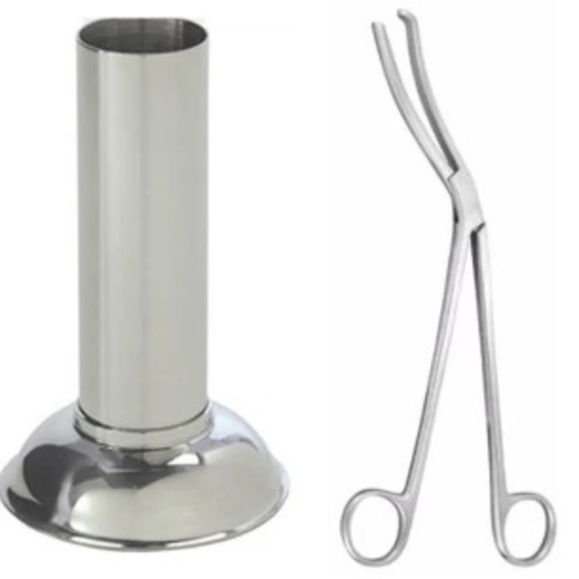 Agarwals Stainless Steel Forceps Jar With Cheatle Forcep