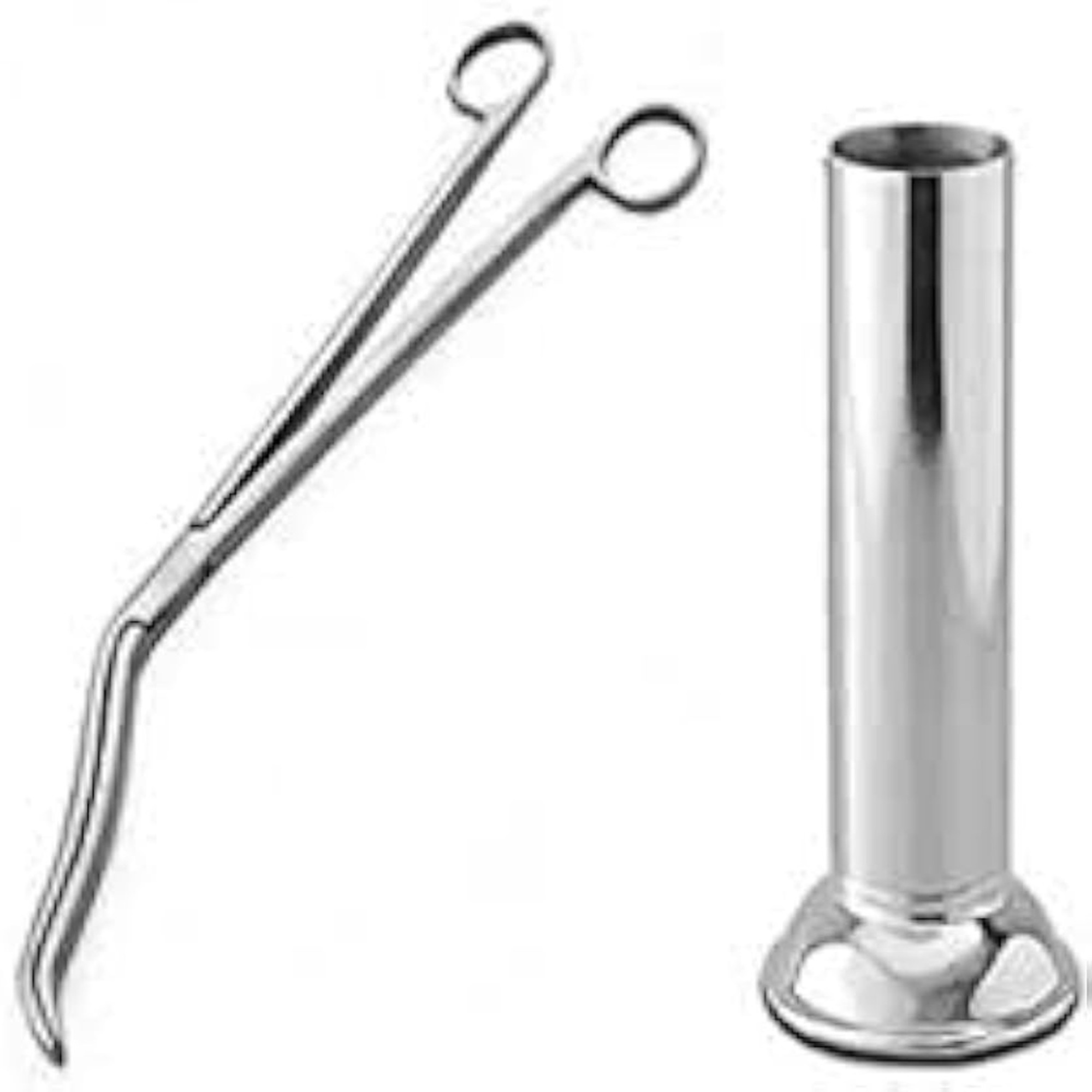 Agarwals Stainless Steel Forceps Jar With Cheatle Forcep