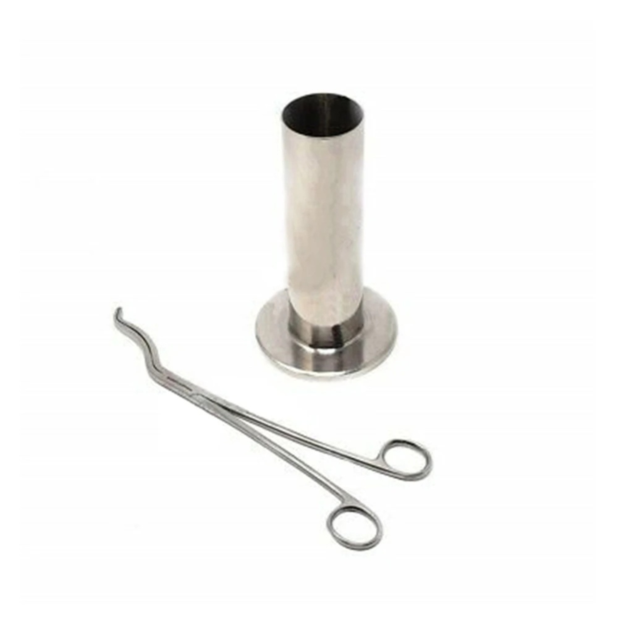 Agarwals Stainless Steel Forceps Jar With Cheatle Forcep