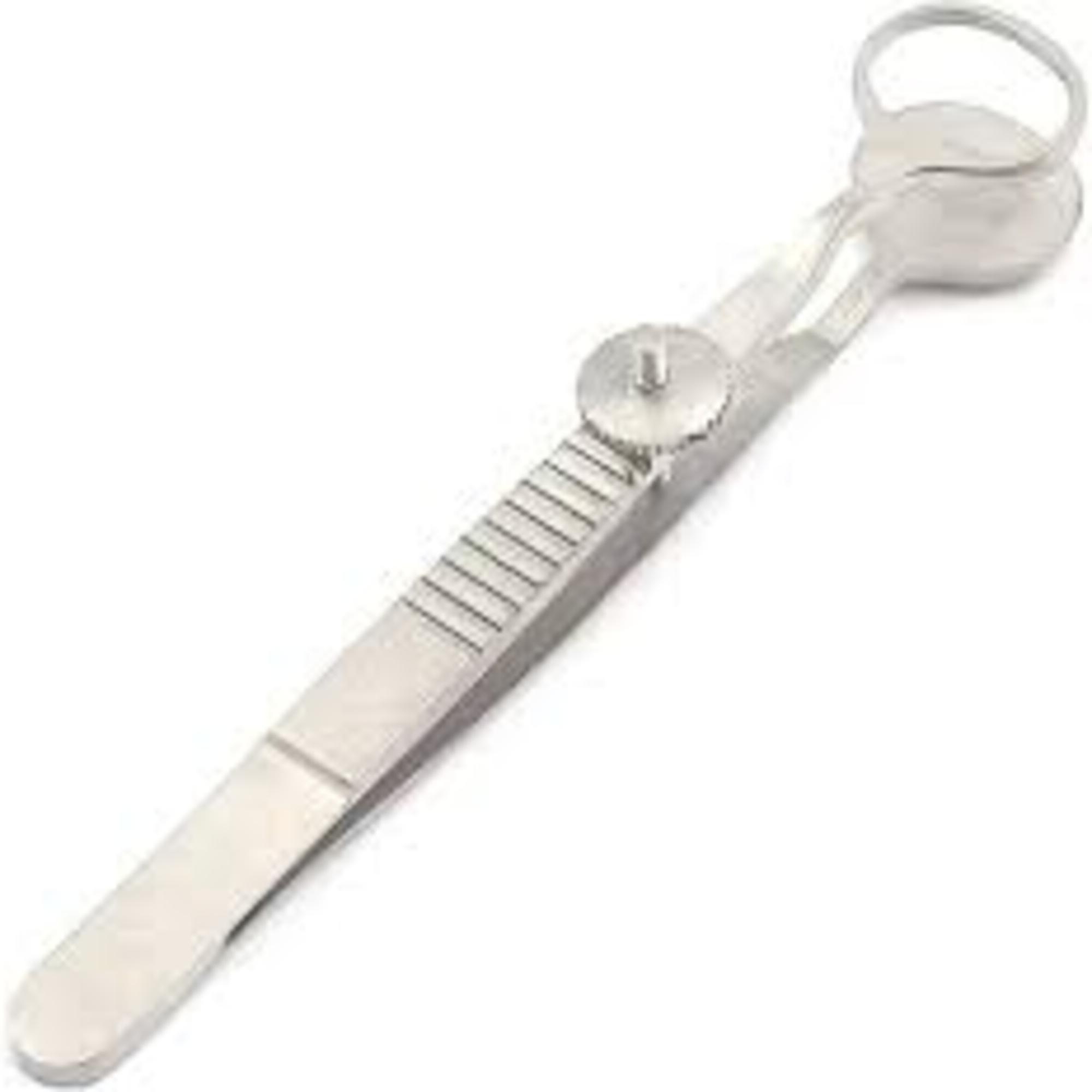 Agarwals Chalazion Forceps Oval Jaws with Locking Thumb Screw